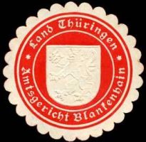 Wappen von Blankenhain/Arms (crest) of Blankenhain