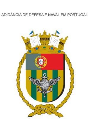 Coat of arms (crest) of the Defence and Naval Attaché in Portugal, Brazilian Navy
