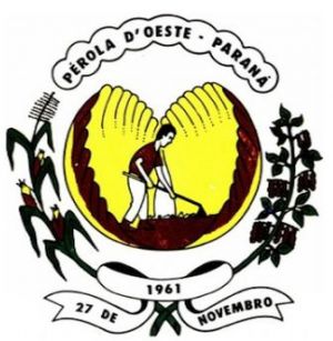 Brasão de Pérola d'Oeste/Arms (crest) of Pérola d'Oeste
