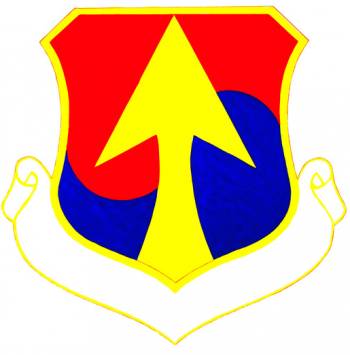 Coat of arms (crest) of the 611th Military Airlift Support Group, US Air Force