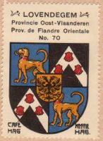 Wapen van Lovendegem/Arms (crest) of Lovendegem