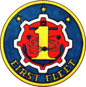 Coat of arms (crest) of the 1st Fleet, US Navy