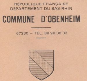 Blason de Obenheim/Coat of arms (crest) of {{PAGENAME