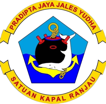 Coat of arms (crest) of the Fleet Minehunter Unit, Indonesian Navy