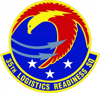 Coat of arms (crest) of the 35th Logistics Readiness Squadron, US Air Force