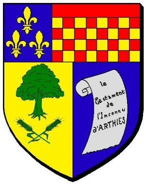 Blason de Arthies/Arms (crest) of Arthies