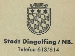 Wappen von Dingolfing/Arms (crest) of Dingolfing