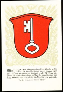 Wappen von/Blason de Dinhard