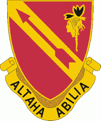 Coat of arms (crest) of 291st Regiment, US Army