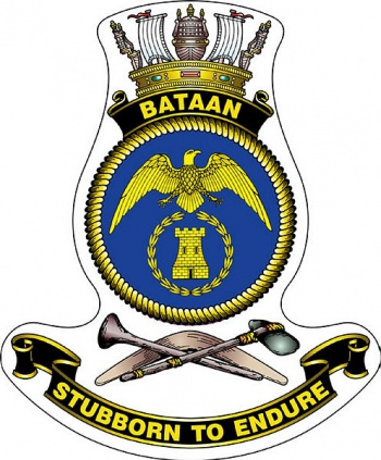 Coat of arms (crest) of the HMAS Bataan, Royal Australian Navy