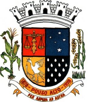 Brasão de Pouso Alto/Arms (crest) of Pouso Alto