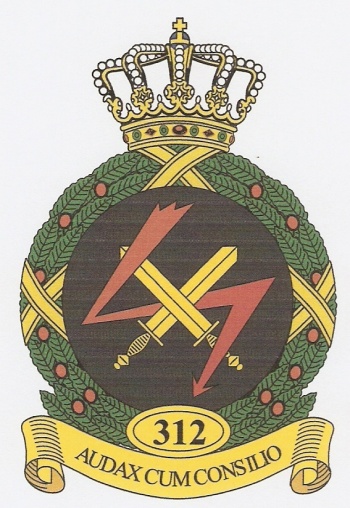 Coat of arms (crest) of the 312th Squadron, Netherlands Air Force