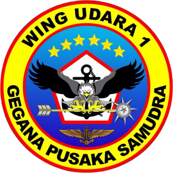 Coat of arms (crest) of the Air Wing 1, Indonesian Navy