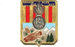Coat of arms (crest) of the 141st Alpine Infantry Regiment, French Army