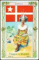 Arms, Flags and Folk Costume trade card Natrogat Samoa