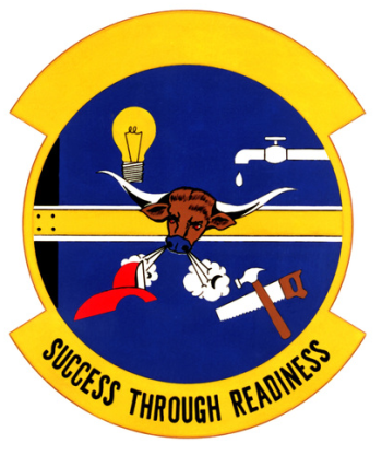 Coat of arms (crest) of the 437th Civil Engineer Squadron, US Air Force