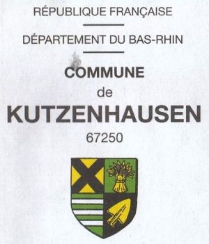 Blason de Kutzenhausen (Bas-Rhin)/Coat of arms (crest) of {{PAGENAME
