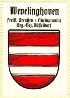 Wappen von Wevelinghoven/Arms (crest) of Wevelinghoven