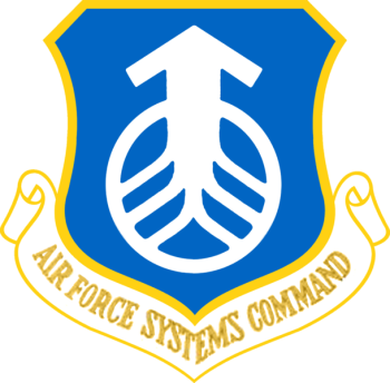 Coat of arms (crest) of the Air Force Systems Command, US Air Force