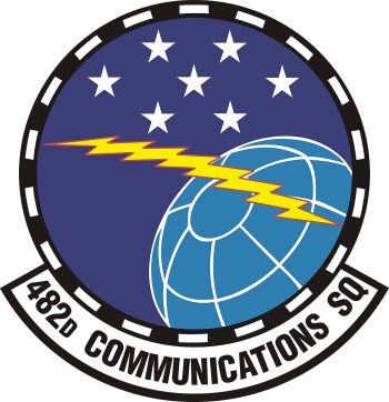 Coat of arms (crest) of the 482nd Communications Squadron, US Air Force