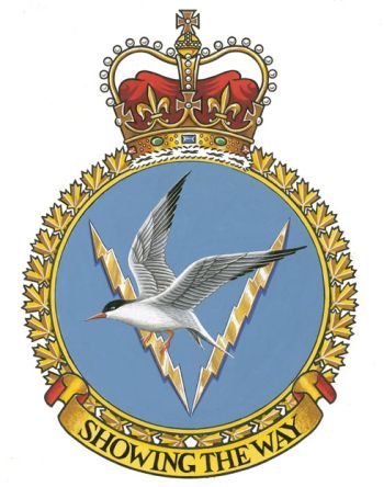 Coat of arms (crest) of the No 8 Air Communications and Control Squadron, Royal Canadian Air Force