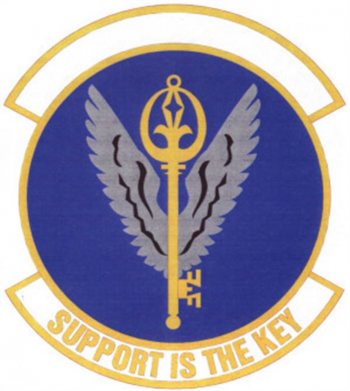 Coat of arms (crest) of the 6th Forces Support Squadron (Formerly 6th Mission Support Squadron), US Air Force