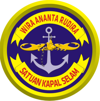 Coat of arms (crest) of the Fleet Submarine Unit, Indonesian Navy