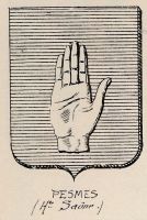 Blason de Pesmes/Arms (crest) of Pesmes