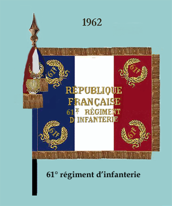 Coat of arms (crest) of 61st Infantry Regiment, French Army