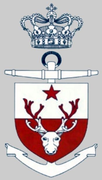 Coat of arms (crest) of the Offshore Patrol Vessel Lauge Koch (P572), Danish Navy