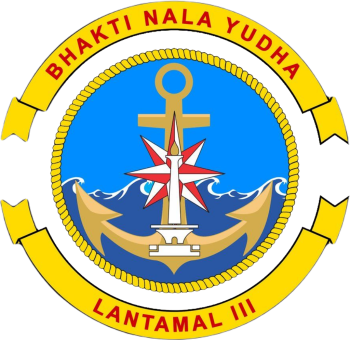 Coat of arms (crest) of the III Main Naval Base, Indonesian Navy