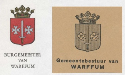 Wapen van Warffum/Coat of arms (crest) of Warffum