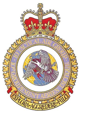 Coat of arms (crest) of the 10 Tactical Air Group, Canadian Armed Forces - Air Command
