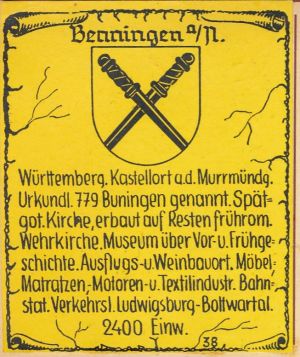 Wappen von Benningen am Neckar