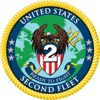 Coat of arms (crest) of 2nd Fleet, US Navy