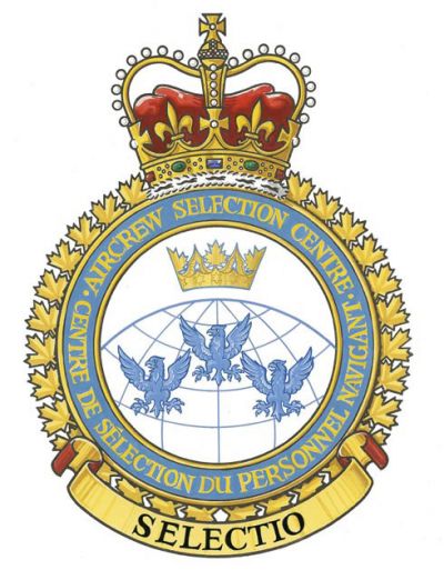 Coat of arms (crest) of Canadian Forces Aircrew Selection Centre, Canada