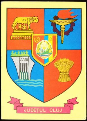 Coat of arms (crest) of Cluj (county)