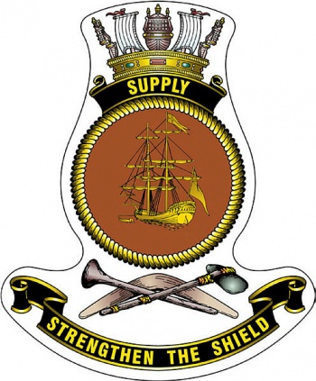 Coat of arms (crest) of the HMAS Supply, Royal Australian Navy