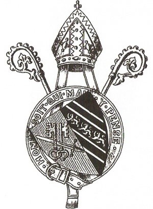 Arms (crest) of Edward Harold Browne