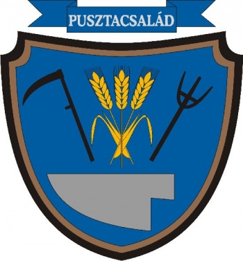 Arms (crest) of Pusztacsalád
