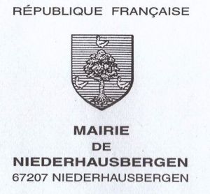 Blason de Niederhausbergen/Coat of arms (crest) of {{PAGENAME