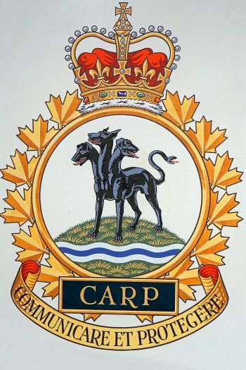 Coat of arms (crest) of the Canadian Forces Station Carp, Canada