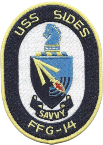 Coat of arms (crest) of the Frigate USS Sides (FFG-14)
