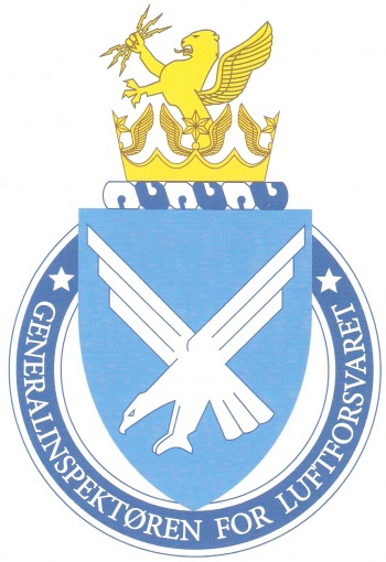 Coat of arms (crest) of the Inspector General of the Air Force, Norwegian Air Force