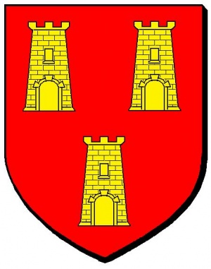 Blason de La Destrousse/Coat of arms (crest) of {{PAGENAME