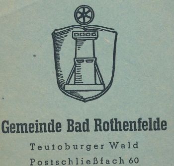 Wappen von Bad Rothenfelde/Coat of arms (crest) of Bad Rothenfelde