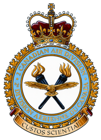Coat of arms (crest) of the No 2 Canadian Air Division, Royal Canadian Air Force