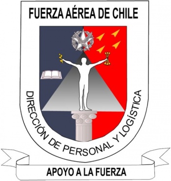 Coat of arms (crest) of the Personnel Management and Logistics Office of the Air Force of Chile