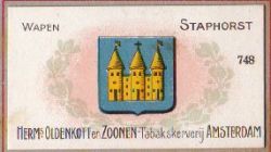 Wapen van Staphorst/Arms (crest) of Staphorst
