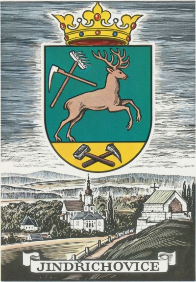 Arms (crest) of Jindřichovice (Sokolov)
